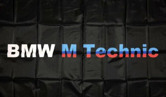 BMW Motorsport M Technic Flag 3X5 Ft Polyester Banner USA 90x150cm by flagsjustdoit