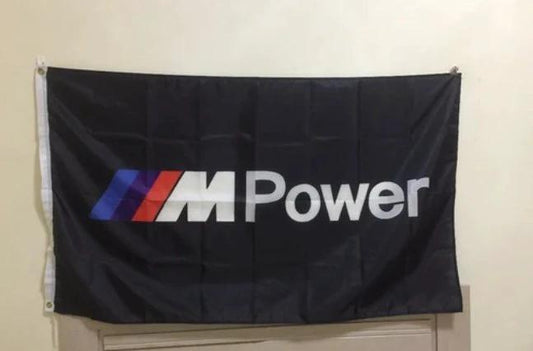BMW Power Flag 3X5 Ft Polyester Banner USA 90x150cm by flagsjustdoit