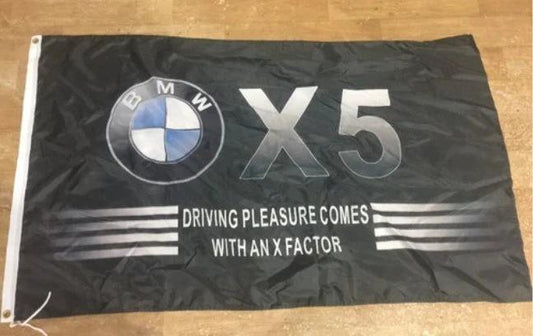 BMW Power Flag Black 3X5 Ft Polyester Banner USA 90x150cm by flagsjustdoit