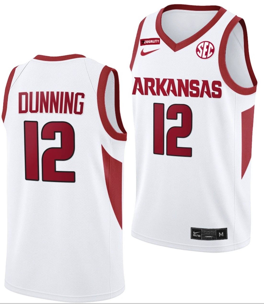Barry Dunning Jersey Arkansas Razorbacks College Basketball #12 by My store basketball