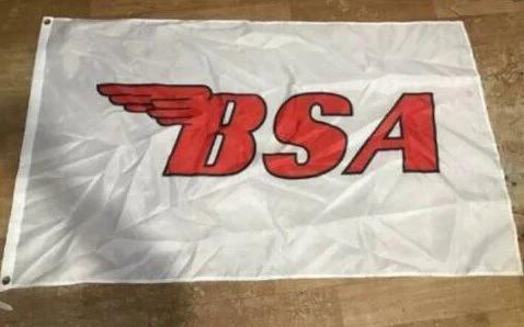 BSA Motorcycle Flag 3X5 Ft Polyester Banner USA 90x150cm by flagsjustdoit