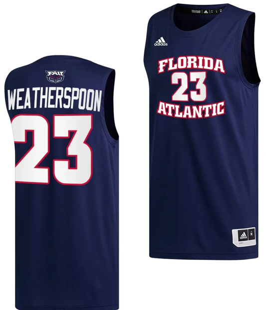 Brandon Weatherspoon Jersey #23 FAU Owls NIL Basketball Lightweight Red by My store basketball