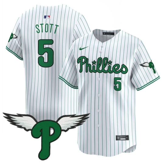 Bryson Stott Jersey #5 Philadelphia Phillies 2025 Vapor Premier Limited Stitched Pinstripe by My Store