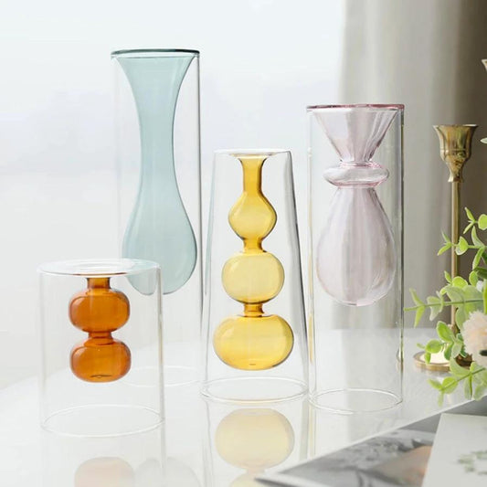 Bubbly Glass Vases by Bowlift