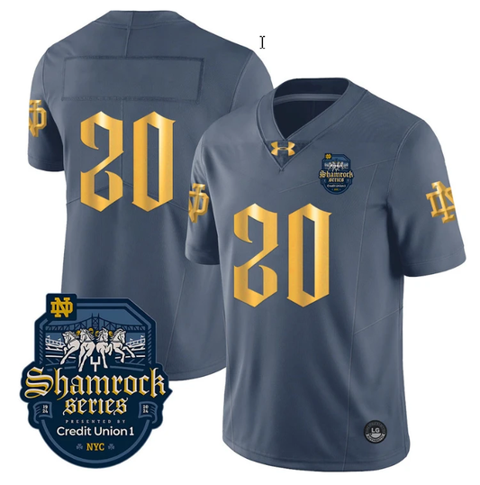 Benjamin Morrison Jersey #20 No Name Notre Dame Fighting Irish 2024 Shamrock Stiched by My Store