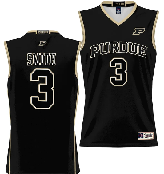 Braden Smith Jersey #3 Purdue Boilermakers NIL College Basketball Lightweight Black by My store basketball