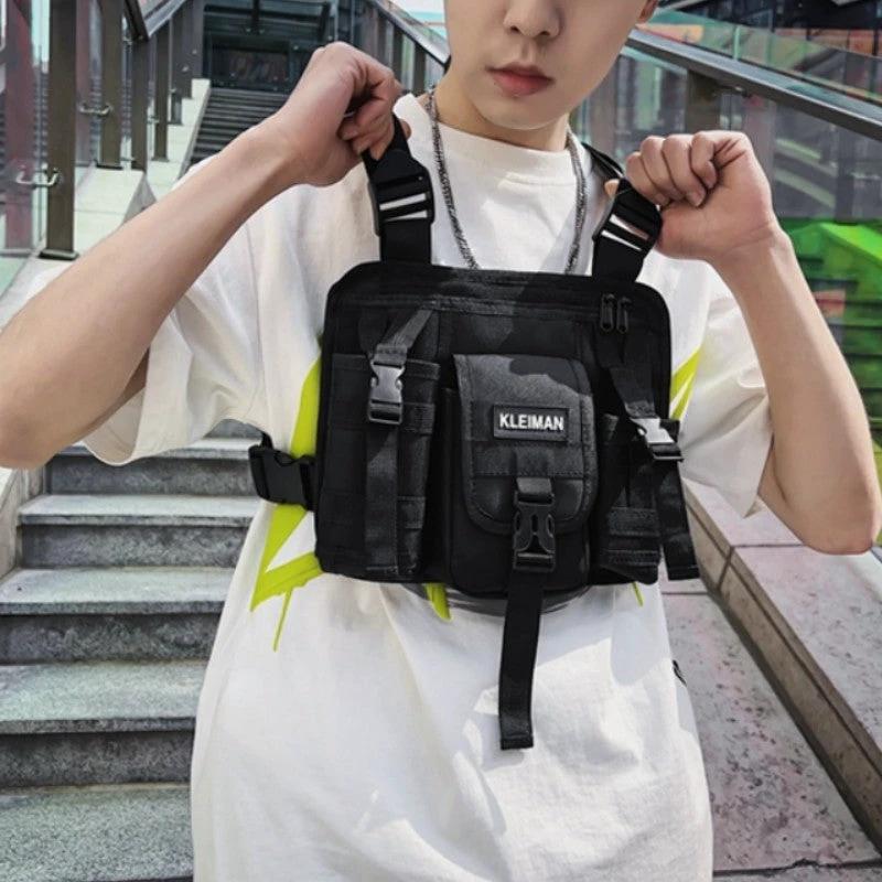 Street Style Multi-functional Tactical Vest Bag by BowLift