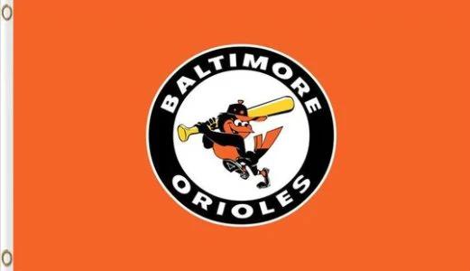 Baltimore Orioles Baseball Club flag 3X5Ft Banner USA Polyester with Brass Grommets - 3 by flagsjustdoit