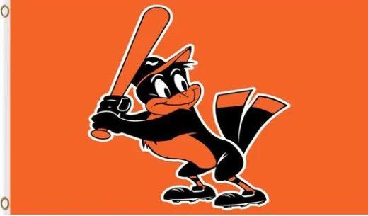 Baltimore Orioles Baseball Team Orange flag 3X5Ft Banner USA Polyester with Brass Grommets - 24 by flagsjustdoit