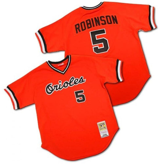 Baltimore Orioles Brooks Robinson Orange Throwback Pullover Jersey by My Store