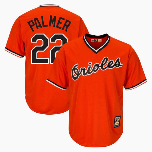 Baltimore Orioles Jim Palmer Orange Throwback Pullover Jersey by My Store
