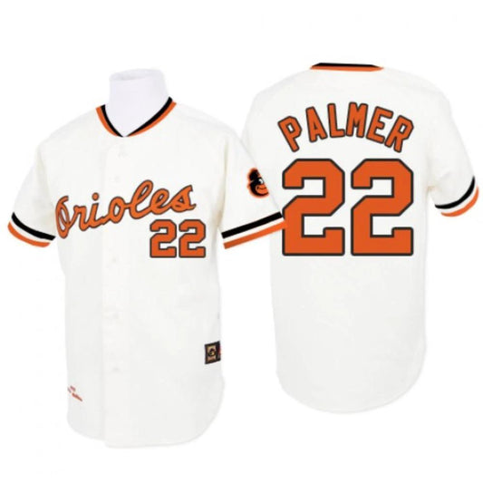 Baltimore Orioles Jim Palmer White 1970 Throwback Jersey by My Store