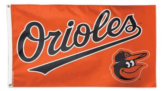 Baltimore Orioles Logo Orange flag 3X5Ft Banner USA Polyester with Brass Grommets - 13 by flagsjustdoit