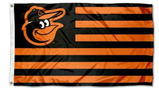 Baltimore Orioles Nation flag 3X5Ft Banner USA Polyester with Brass Grommets - 15 by flagsjustdoit