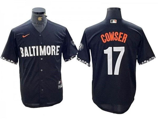 Baltimore Orioles #17 Colton Cowser Black City Connect Jersey by My Store