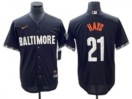 Baltimore Orioles #21 Austin Hays Black City Connect Jersey by My Store
