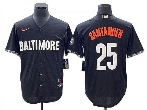 Baltimore Orioles #25 Anthony Santander Black City Connect Jersey by My Store