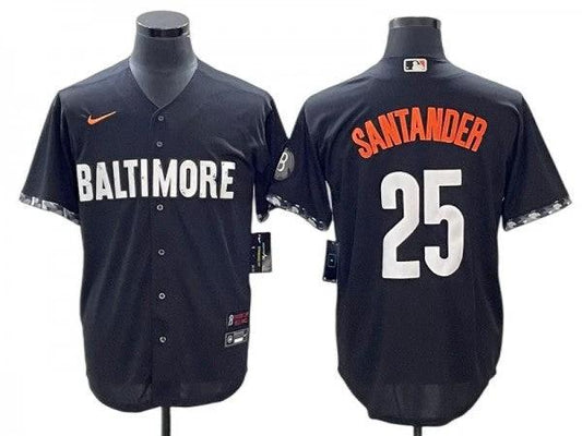 Baltimore Orioles #25 Anthony Santander Black City Connect Jersey by My Store