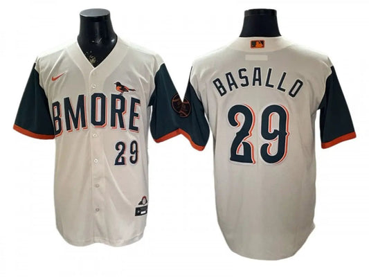 Baltimore Orioles #29 Samuel Basallo 2026 City Connect Limited Jersey - Cream by My Store