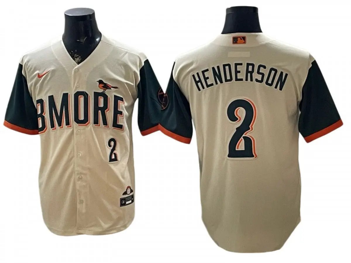 Baltimore Orioles #2 Gunnar Henderson 2026 City Connect Limited Jersey - Cream by My Store