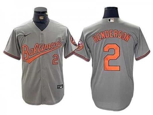 Baltimore Orioles #2 Gunnar Henderson Gray Limited Jersey by My Store