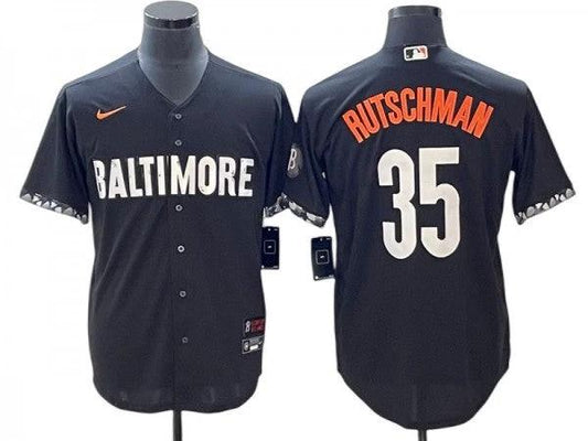 Baltimore Orioles #35 Adley Rutschman Black City Connect Jersey by My Store
