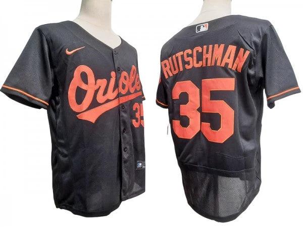 Baltimore Orioles #35 Adley Rutschman Black Flex Base Jersey by My Store