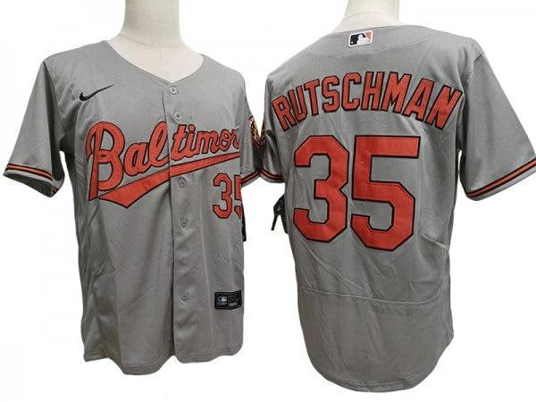 Baltimore Orioles #35 Adley Rutschman Gray Flex Base Jersey by My Store