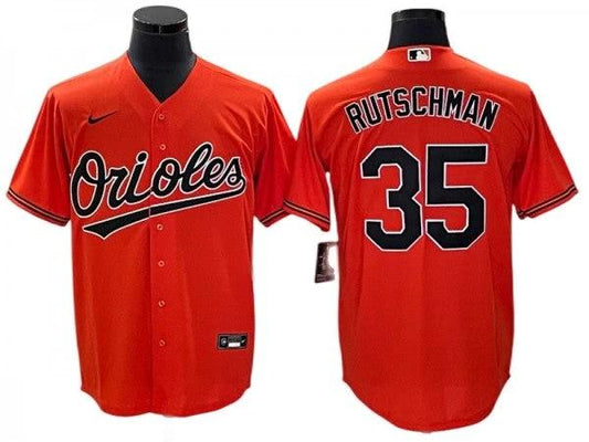 Baltimore Orioles #35 Adley Rutschman Orange Cool Base Jersey by My Store