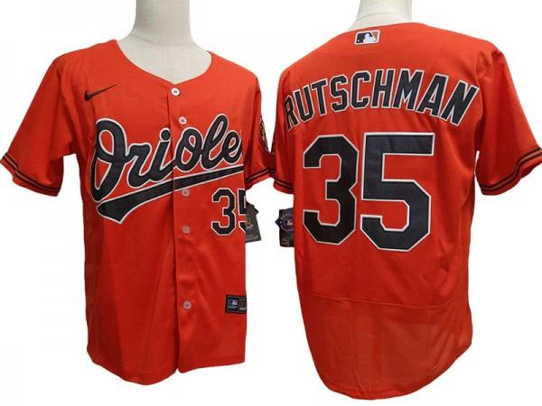 Baltimore Orioles #35 Adley Rutschman Orange Flex Base Jersey by My Store