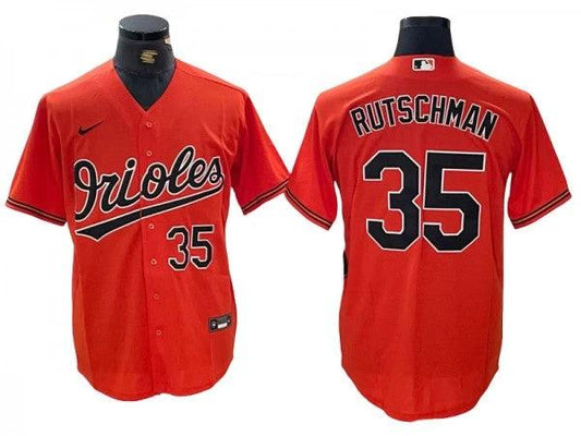 Baltimore Orioles #35 Adley Rutschman Orange Limited Jersey by My Store