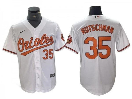 Baltimore Orioles #35 Adley Rutschman White Limited Jersey by My Store