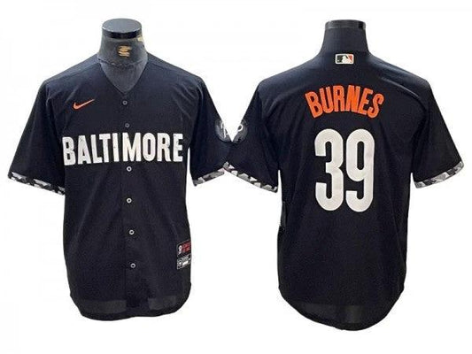 Baltimore Orioles #39 Corbin Burnes Black City Connect Jersey by My Store