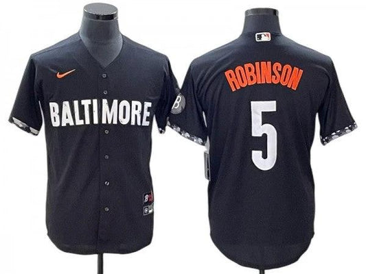 Baltimore Orioles #5 Brooks Robinson Black City Connect Jersey by My Store