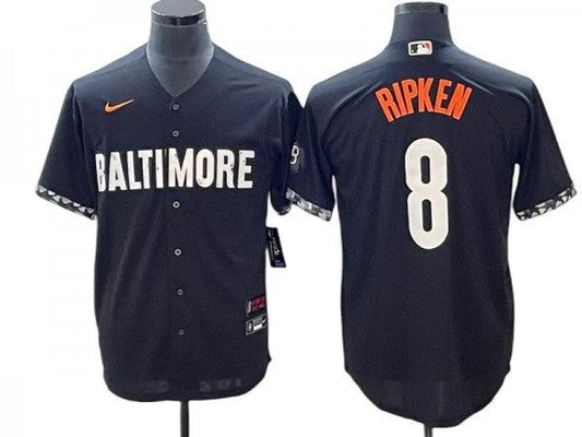 Baltimore Orioles #8 Cal Ripken Black City Connect Jersey by My Store
