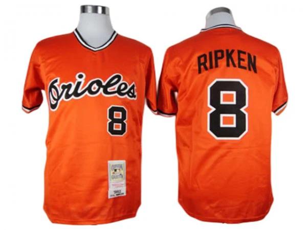 Baltimore Orioles #8 Cal Ripken Orange Limited Jersey by My Store
