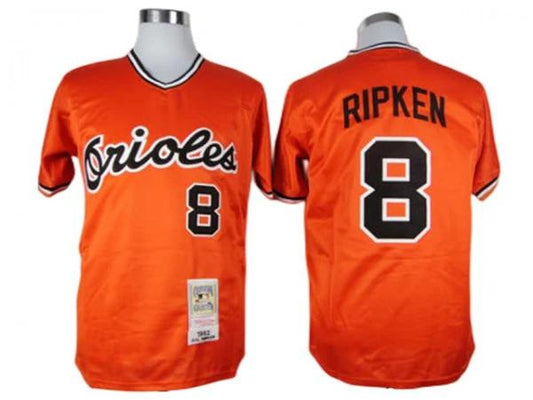 Baltimore Orioles #8 Cal Ripken Orange Limited Jersey by My Store