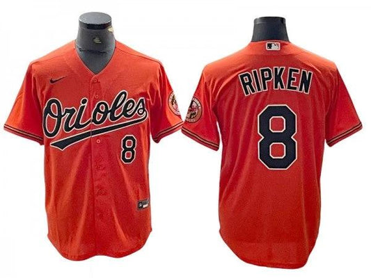 Baltimore Orioles #8 Cal Ripken Orange Limited Jersey by My Store