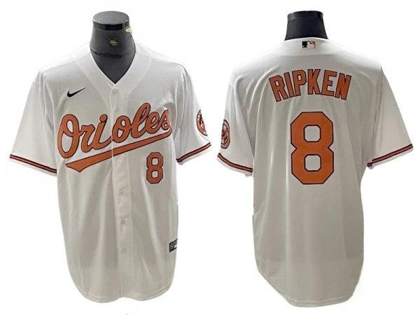 Baltimore Orioles #8 Cal Ripken White Limited Jersey by My Store