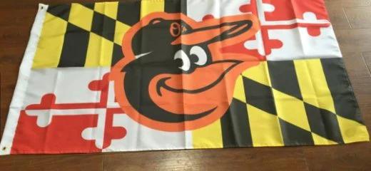 Baltimore Orioles flag 3X5Ft Banner USA Polyester with Brass Grommets - 1 by flagsjustdoit