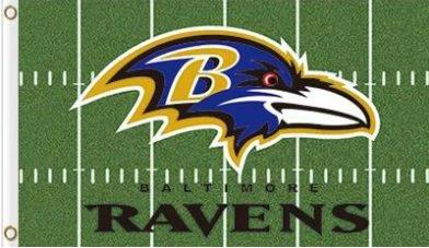 Baltimore Ravens Green Flag 3X5 Ft Polyester Banner USA 90x150cm by flagsjustdoit