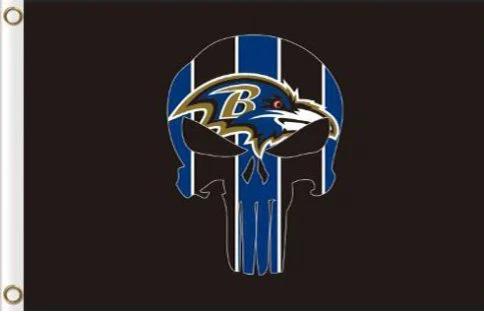 Baltimore Ravens Sport Club Flag 3X5 Ft Polyester Banner USA 90x150cm by flagsjustdoit