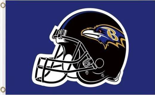 Baltimore Ravens Team US Flag 3X5 Ft Polyester Banner USA 90x150cm by flagsjustdoit