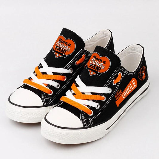 Baltimore Orioles Limited Print Low Top Canvas Shoes Sport Sneakers For Men Women Fans by Crocs