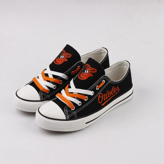 Baltimore Orioles Limited Print Low Top Canvas Shoes Sport Sneakers For Men Women Fans by Crocs