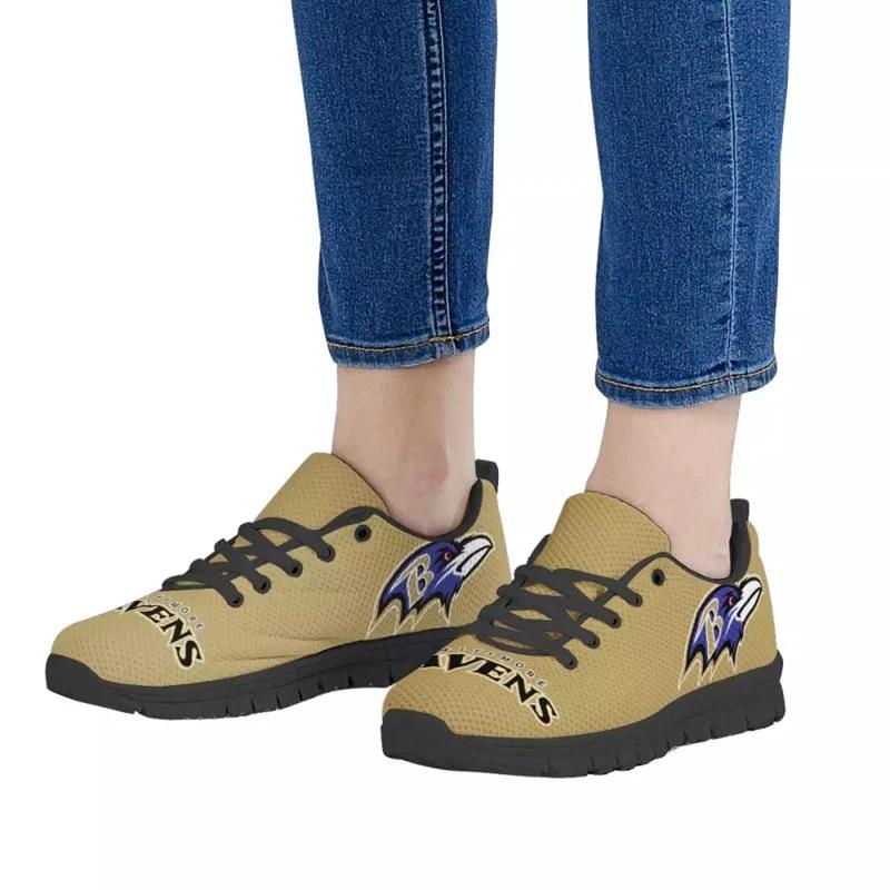 Baltimore Ravens Blue Yellow Slogan NLF Sneaker Shoes For Men Women Fans by Crocs