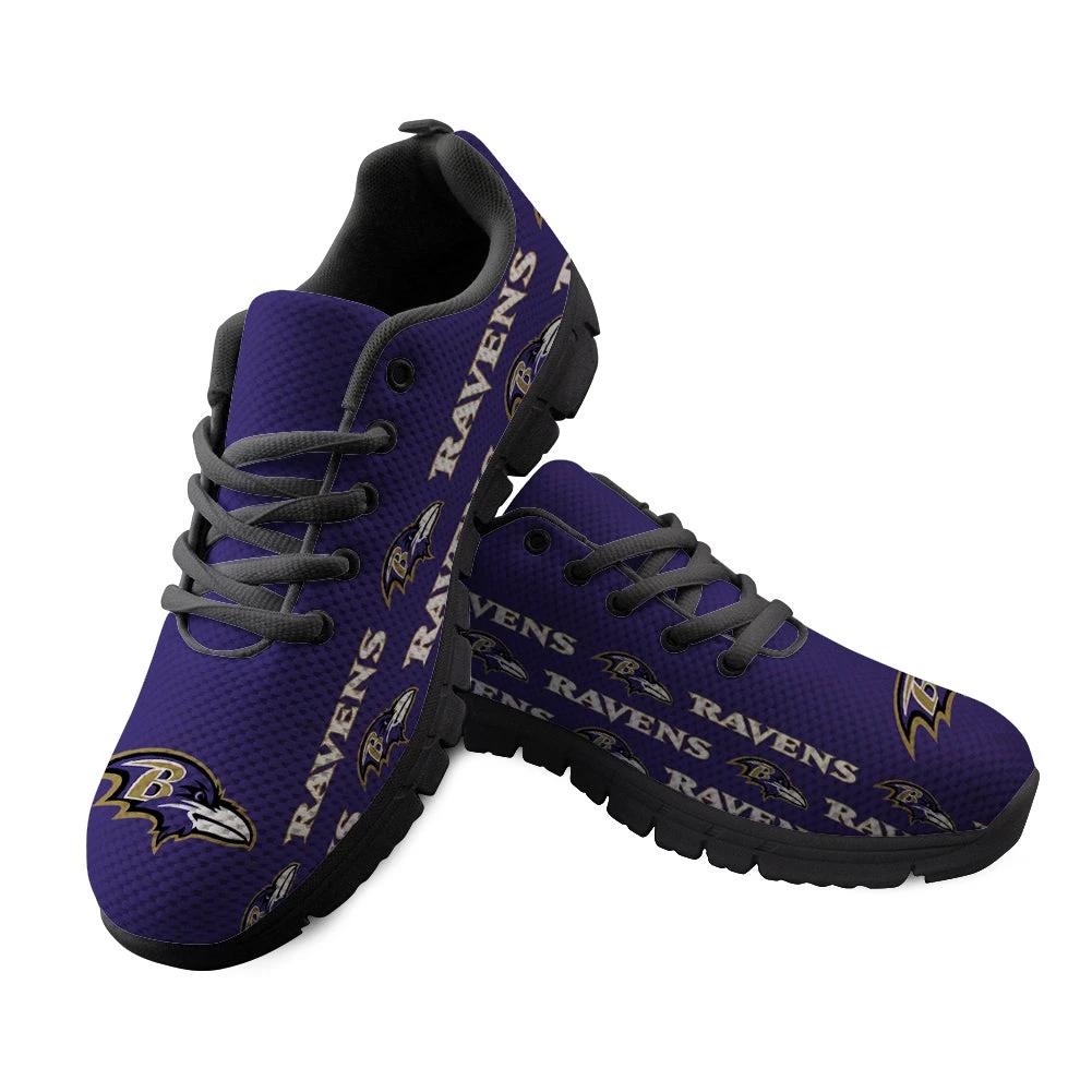 Baltimore Ravens Blue Yellow Slogan NLF Sneaker Shoes For Men Women Fans by Crocs