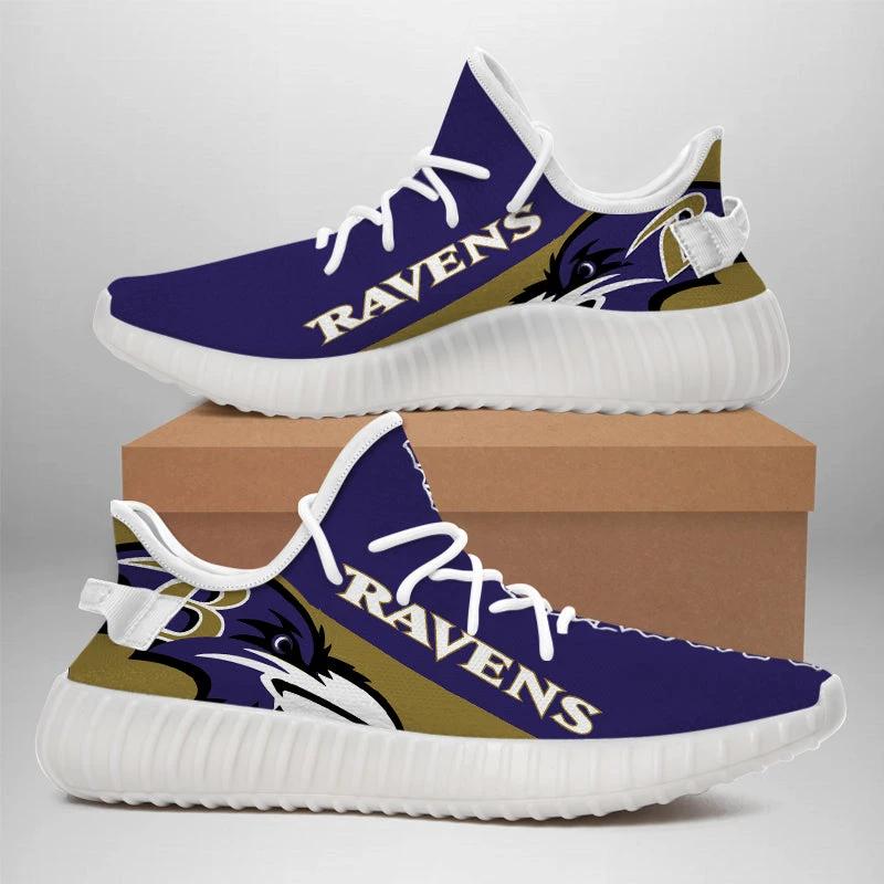 Baltimore Ravens NFL 350v Yeezy Sneakers For Men Women Fans by Crocs