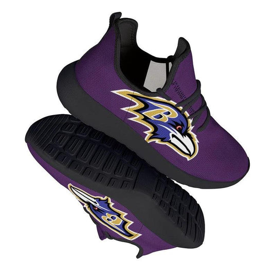 Baltimore Ravens Purple Team Logo Limited Sneaker Shoes For Men Women Fans by Crocs
