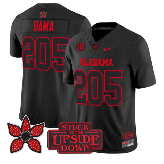 Bama Jersey #205 Alabama Crimson Tide Stranger Things Edition Limited Stitched by NCAA Football Jersey